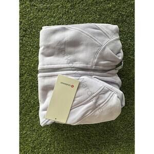 Scuba Oversized Half-Zip Hoodie - Lavender Frost